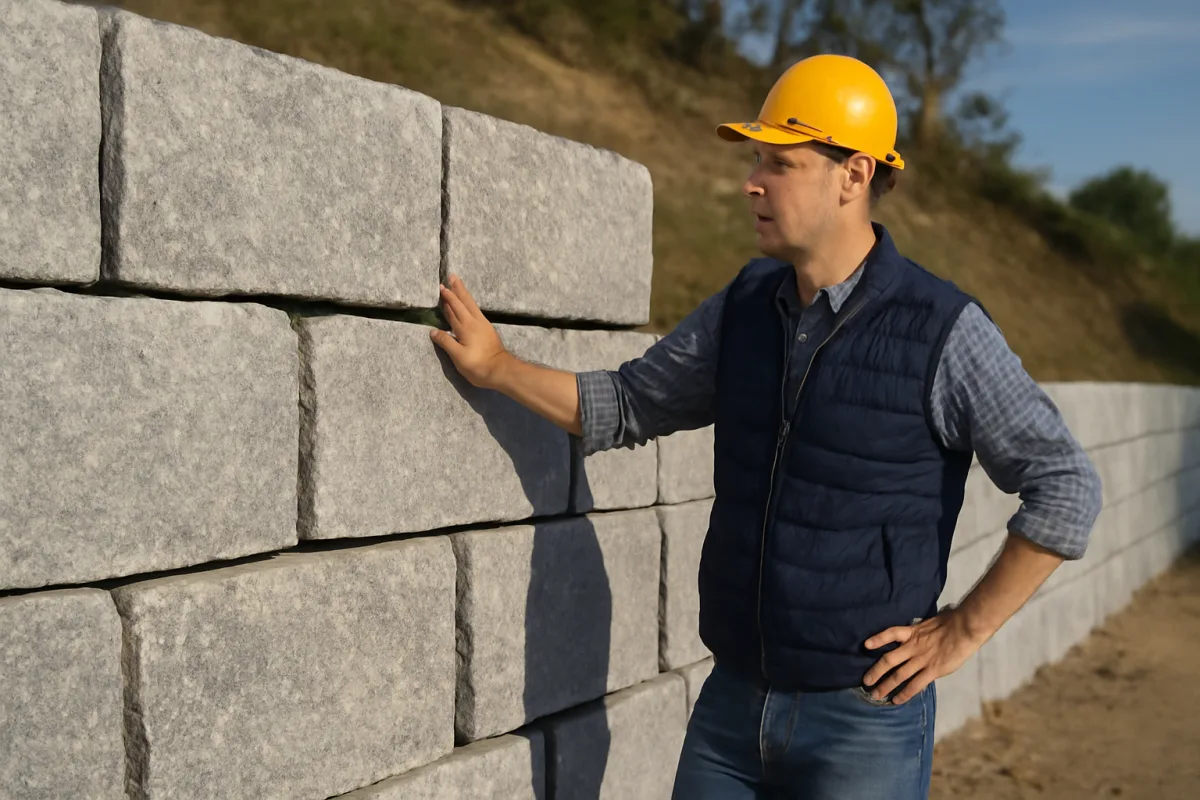Blocchi di granito per muri di contenimento: durata e vantaggi oltre il prezzo