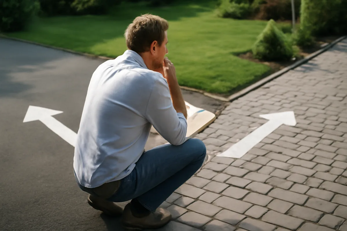 Asfalto o pavimentazione in pietra per vialetti? Come decidere senza pentirsi