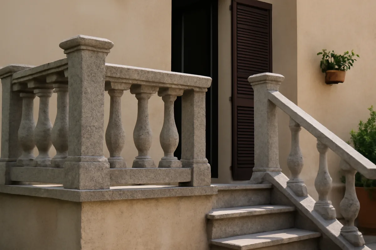 Parapetti in granito: sicurezza massima e idee per valorizzare scale e balconi
