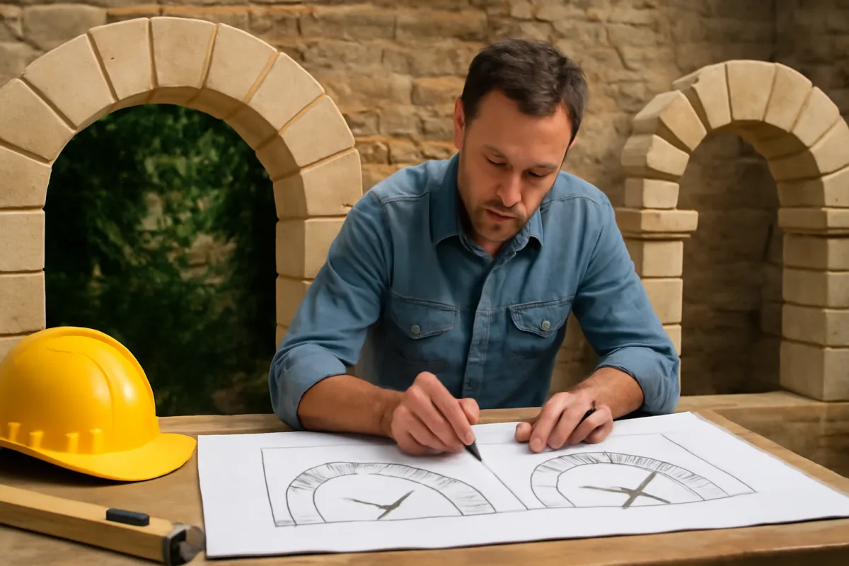 Come realizzare archi in pietra perfetti? Errori da evitare nella progettazione